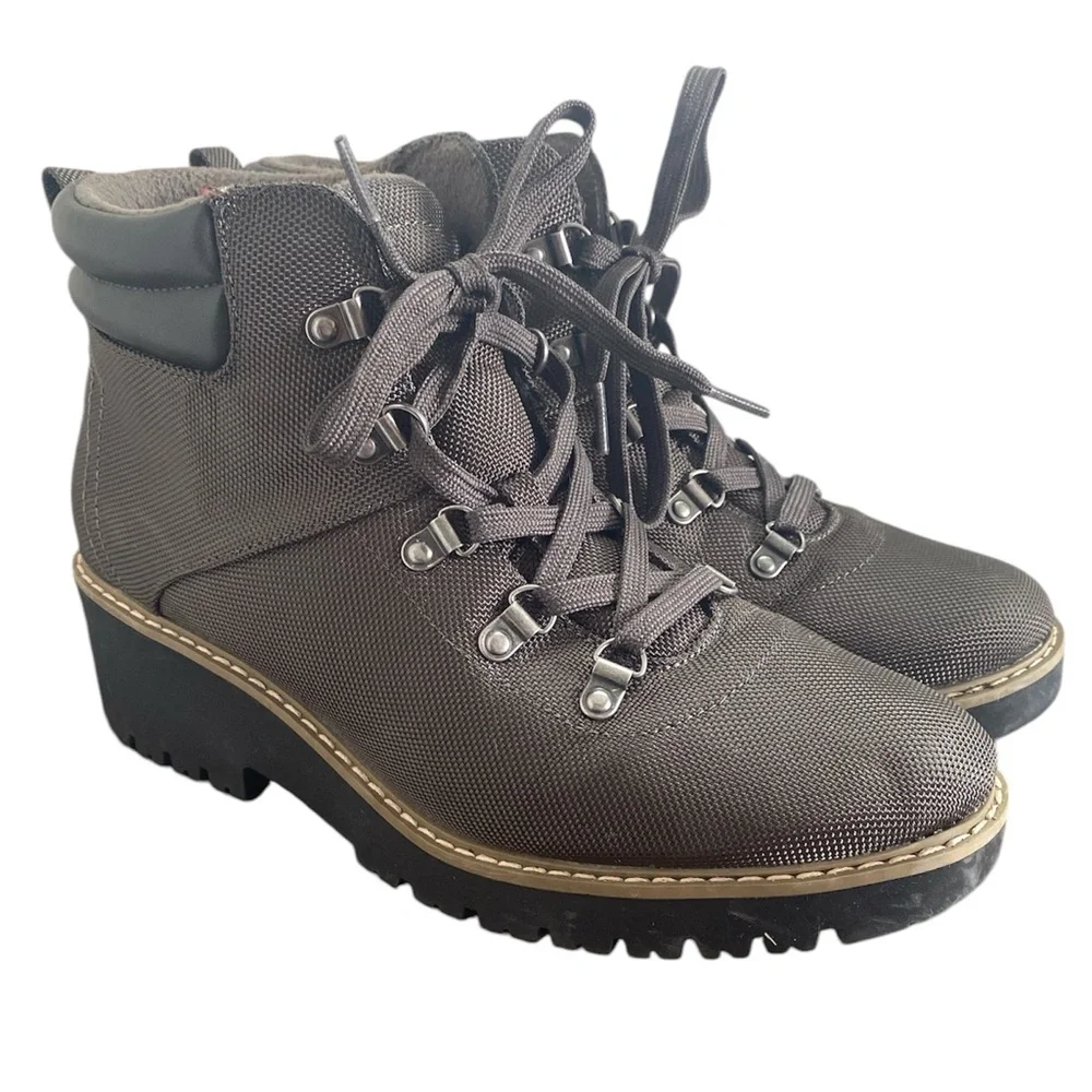 Sonoma Goods For Life Oleen Gray Water Repellent Hiking Boots, Women’s 11